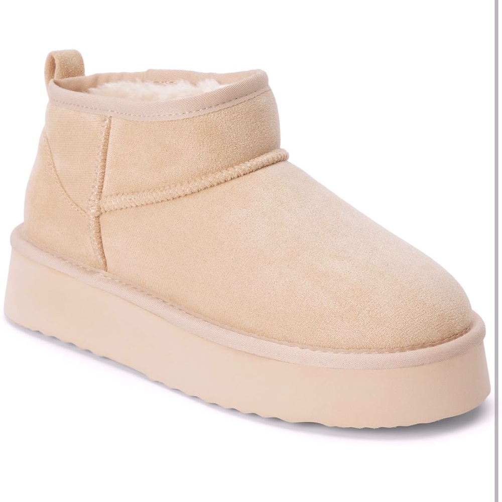 Matisse Mock-Ugg Ankle Booties